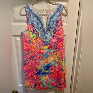 Lilly Pulitzer. Fallon shift dress. NWT. Size 12. Hidden back zipper.